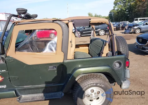 1997 Jeep Wrangler Sahara from USA, damaged, VIN 1J4FY49S5VP520413
